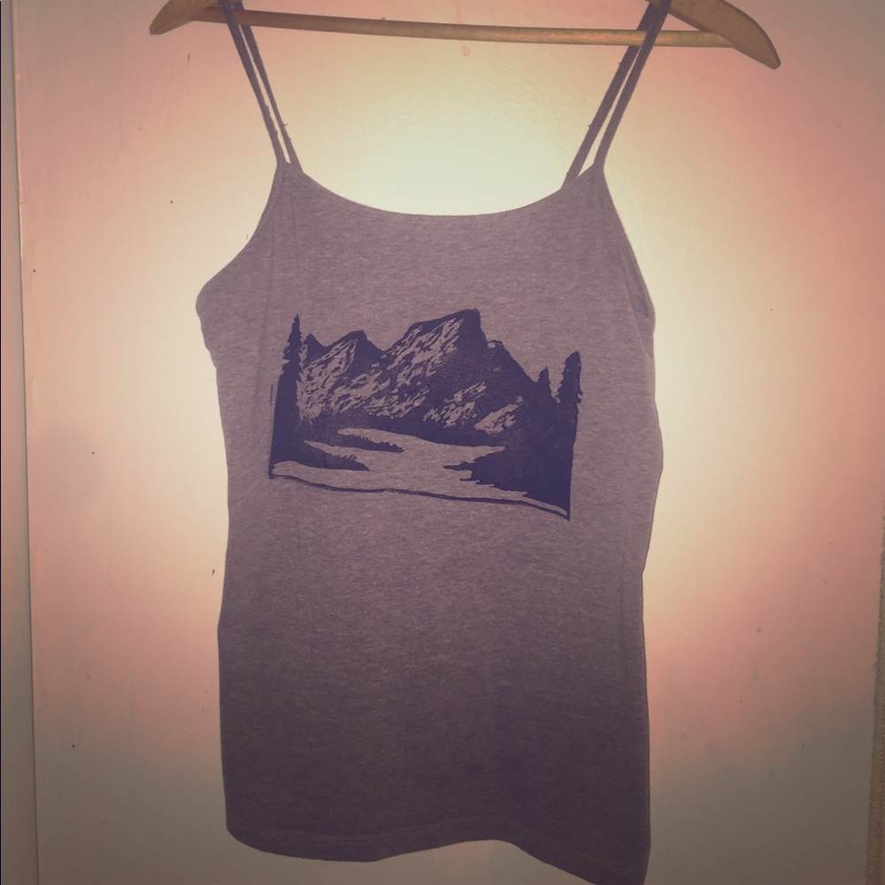 Hand Printed Tank Top - One of a Kind!